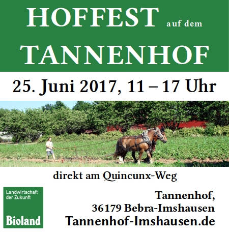 Hoffest-Einladung